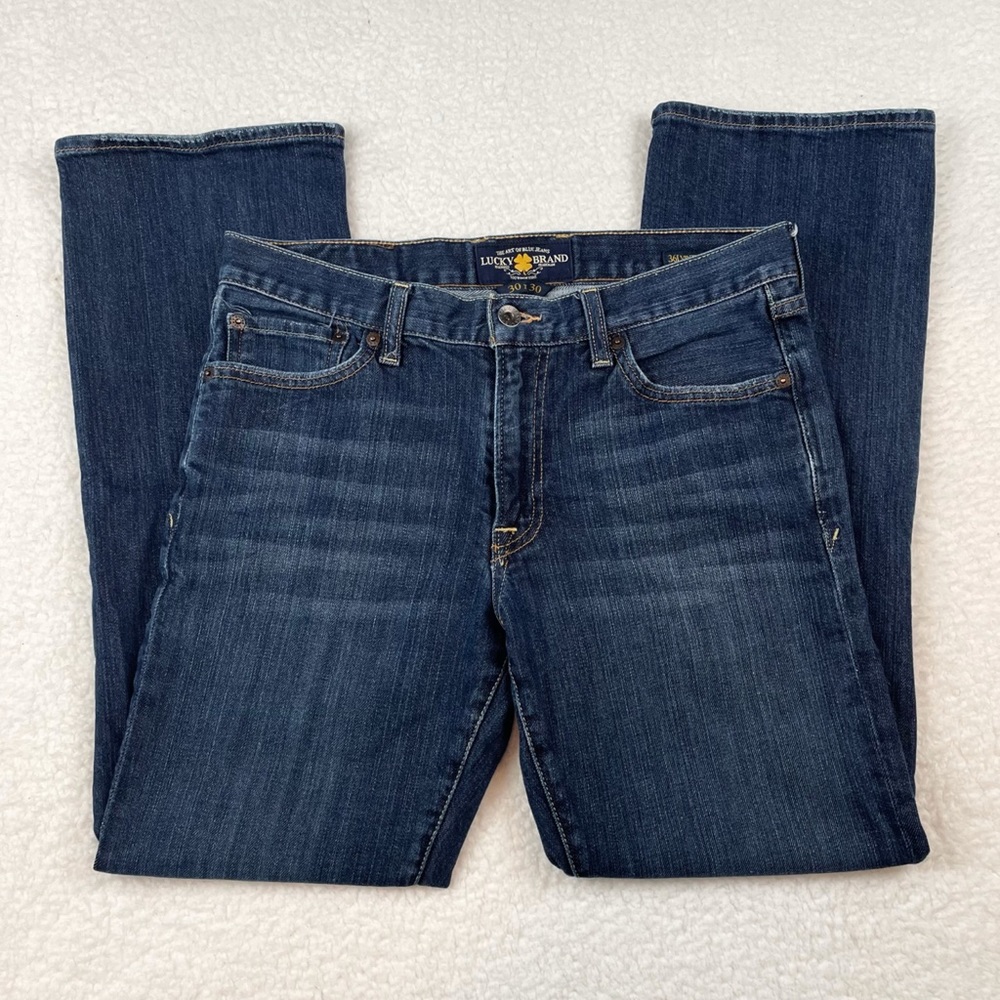 LUCKY BRAND • Blue 361 Vintage Straight Jeans, W30 - Picture 4 of 14